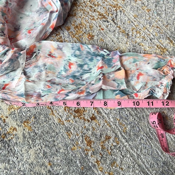 Velvet By Graham & Spencer 3/4 Sleeve Floral Blouse - Picture 6 of 9